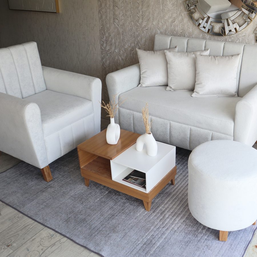 Sala pequeña con mueble multifuncional Galería Trascender